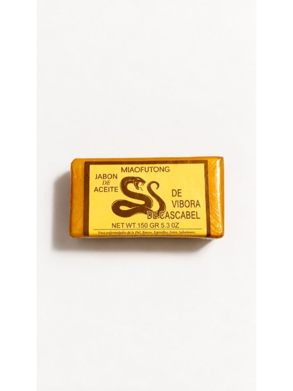MIAOFUTONG Rattlesnake Soap 150g Jabon de Aceite Vibora de Cascabel Snake Soap